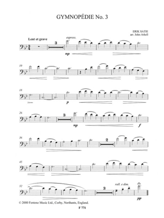 Three Gymnopedies - SATIE - Partition